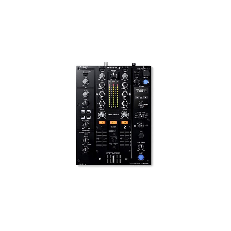 Pioneer DJM-450  DJ 2-Kanal-Mixer / Schwarz