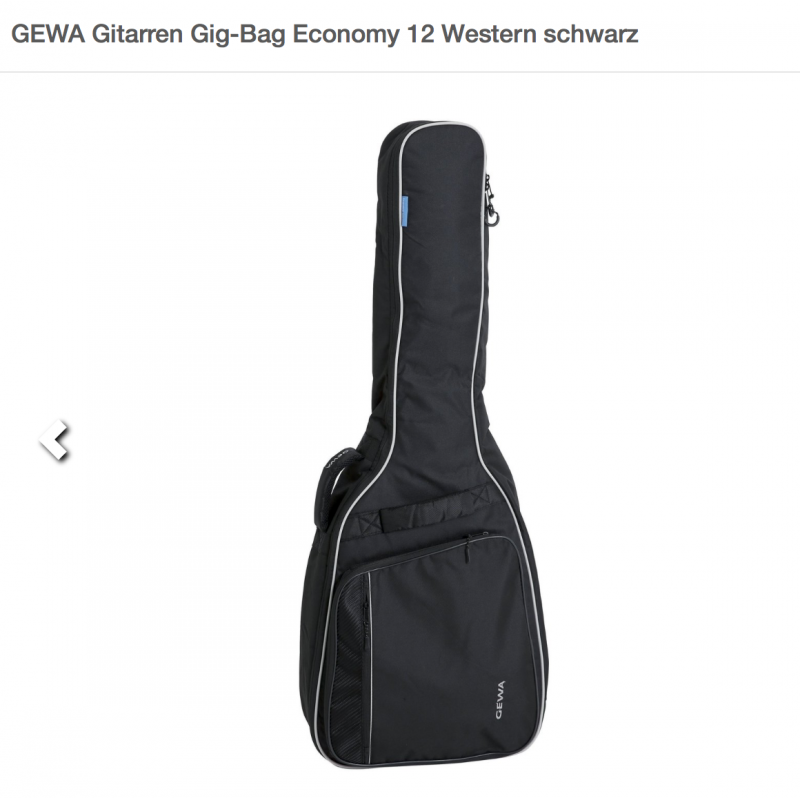 GEWA 212.200 Western Gig-Bag Economy 12 schwarz_2082