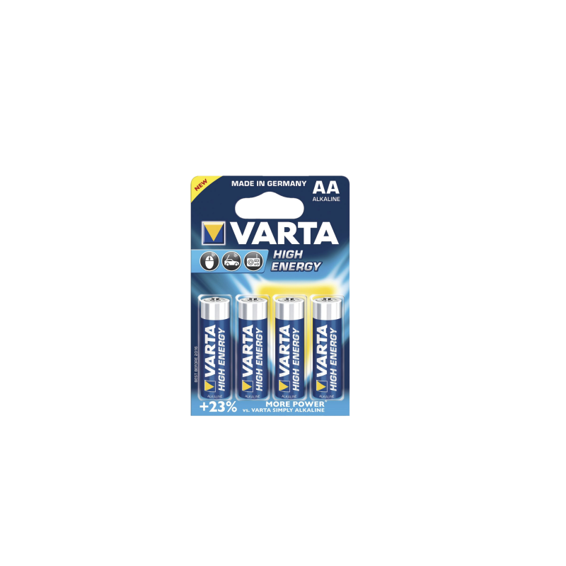 Varta Batterie Mignon AA High Energy LR6 Pack of 4_410